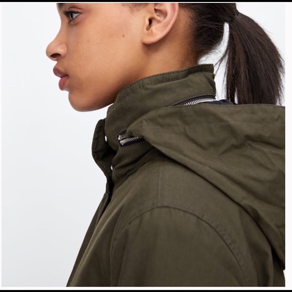 Zara Parka Coat - Picture 5 of 8